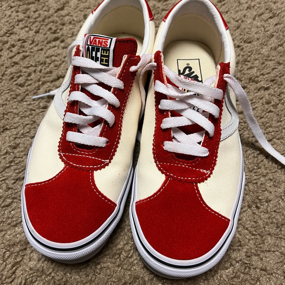 Vans Off The Wall Red and ivory